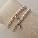 Pulseira pérola brilho