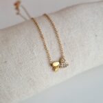 Fio dois corações brilho